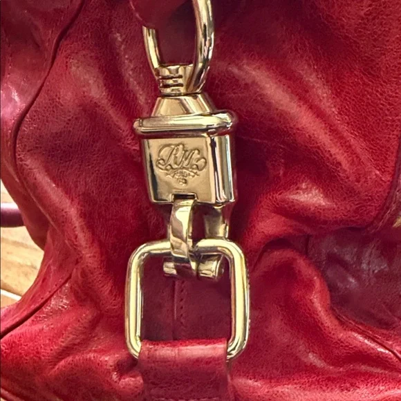 Rebecca Minkoff Cherry Red Leather Satchel - Picture 7 of 7